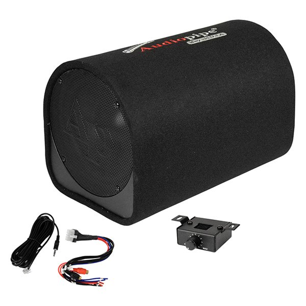 Audiopipe® - AP-DX Series 10" 500W 4 Ohm Single Forward-Firing Ported Powered Enclosed Subwoofer