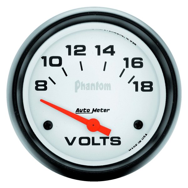 Auto Meter® - Phantom Series Voltmeter Gauges