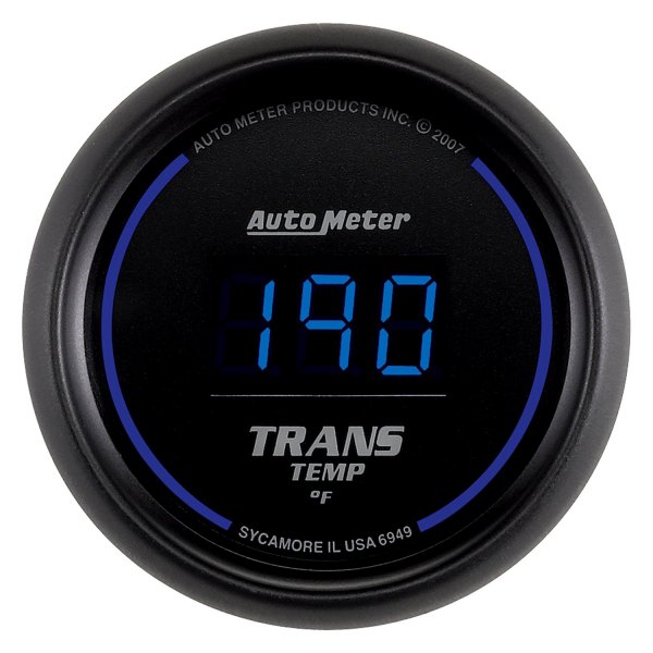 Auto Meter® - Cobalt Digital Series 2-1/16" Transmission Temperature Gauge, 0-340 F