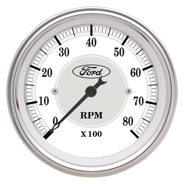 Auto Meter® - Ford Masterpiece Series 3-1/8" In-Dash Tachometer Gauge, 0-8,000 RPM