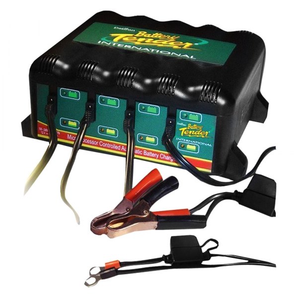 Battery Tender® 022-0148-DL-WH - 12V 1.25 Amp 4 Bank High Efficiency 
