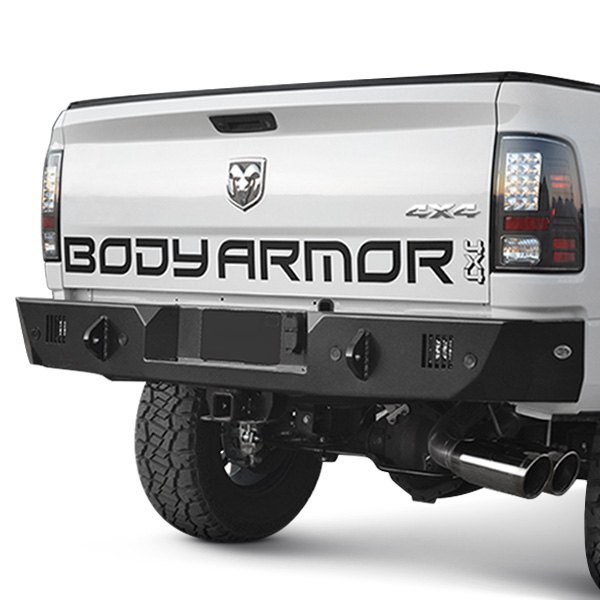 Body Armor 4x4® - PRO-Series Full Width Rear HD Black Bumper