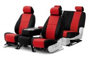 Red leather seat covers