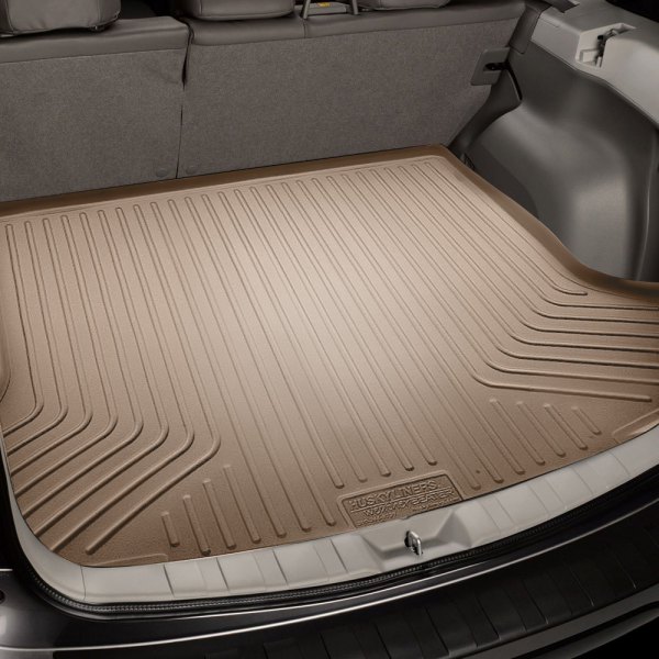 Image may not reflect your exact vehicle! Husky Liners® - WeatherBeater™ Cargo Liner - Tan