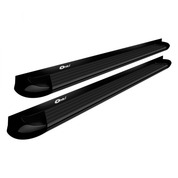 Image may not reflect your exact vehicle!Onki® - 5.5" American Runner Non Lighted Black Running Boards