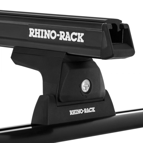 Rhino-Rack® - Heavy Duty Black Track Mount Roof Rack System