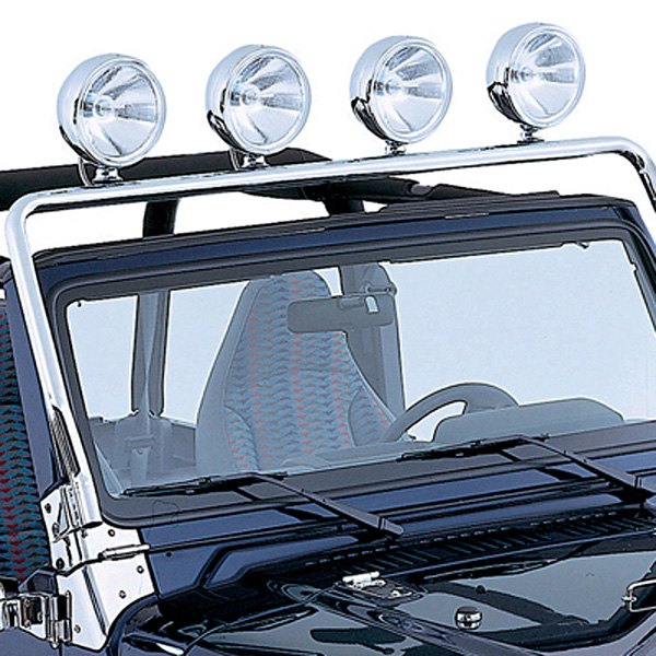 Jeep windshield light bars