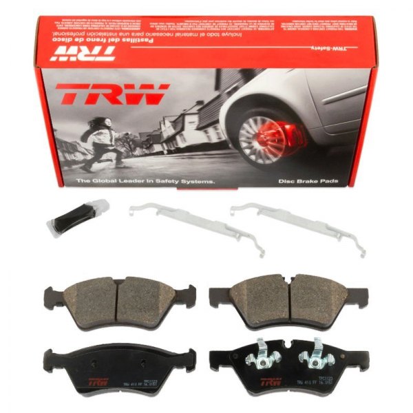 Image may not reflect your exact vehicle! TRW® - Ceramic Front Disc Brake Pads