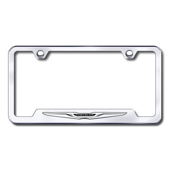 Chrysler chrome license plate frames #1