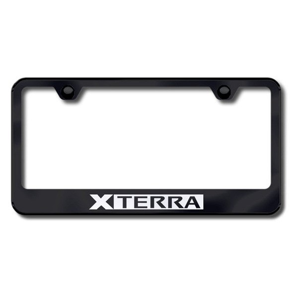 Xterra logo nissan stainless steel license plate frame #2