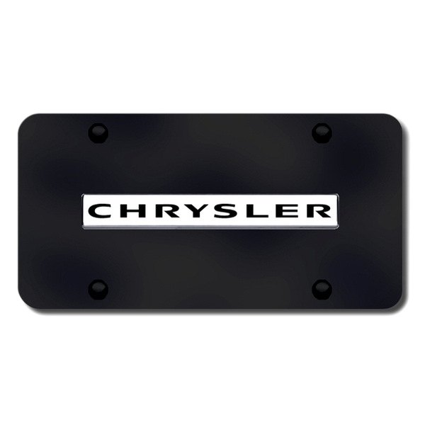 Chrysler logo license plate #4