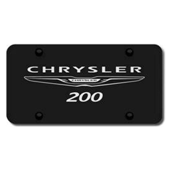 Chrysler logo license plate #3