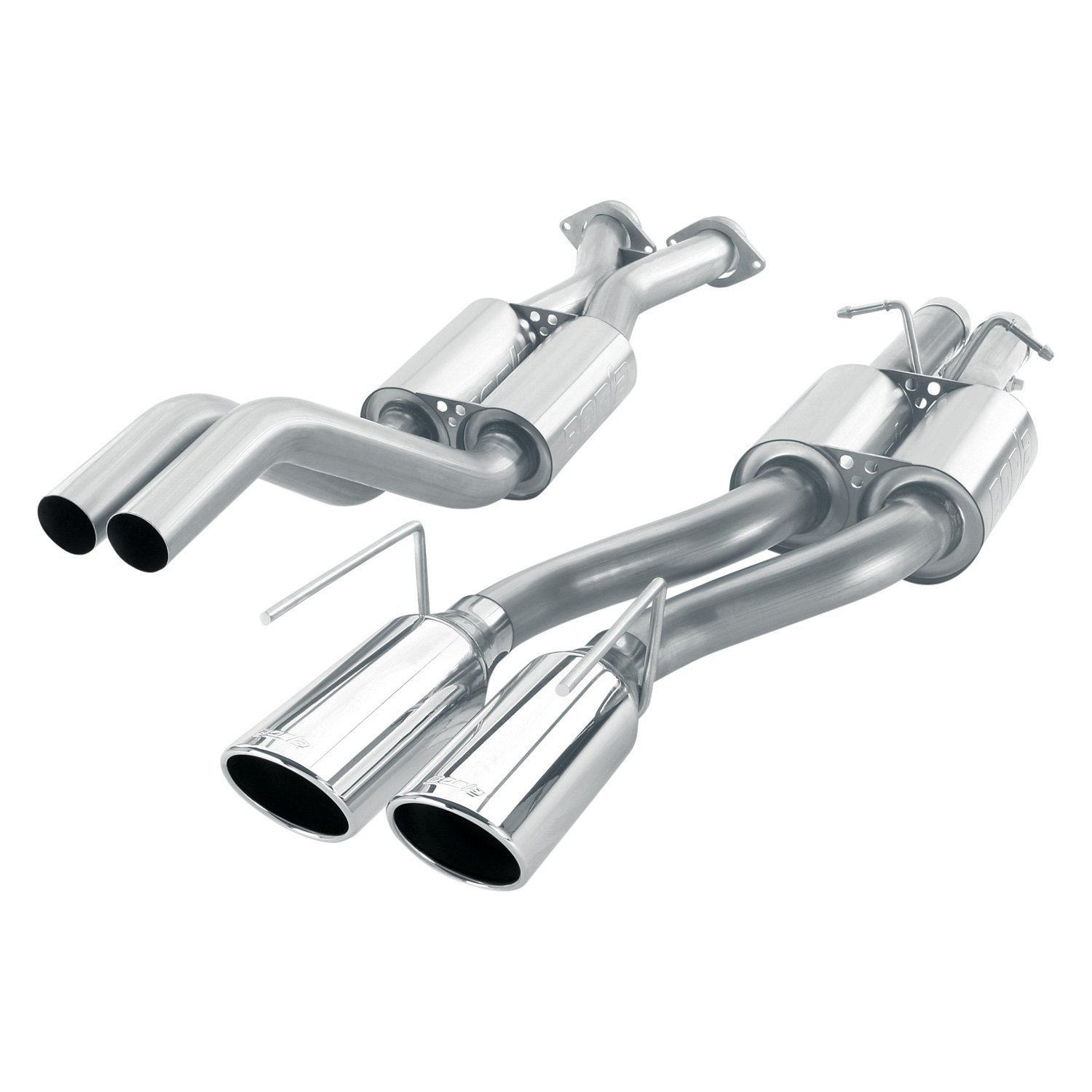 Borla® - Jeep Grand Cherokee SRT8 2006-2010 S-Type™ Stainless Steel Cat-Back Exhaust System with 2006 Jeep Grand Cherokee 4.7 Exhaust System
