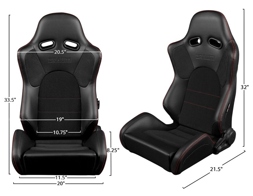 Braum - Advan Seat Dimensions