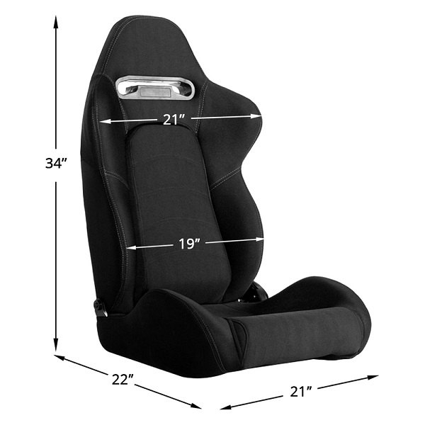 Cipher Auto - CPA1019 Series Seat Dimensions