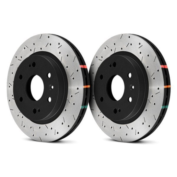 DBA® Ford Mustang 2014 HD Series™ 4000XS Series Drilled and Slotted Vented 1Piece Brake Rotor