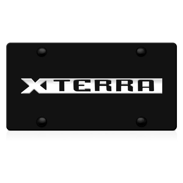 Xterra logo nissan stainless steel license plate frame #4