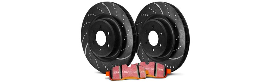 Stage 8 Super Truck Dimpled and Slotted Brake Kit
