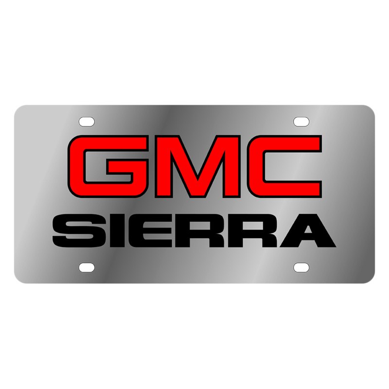 Gmc sierra license plate frames #3