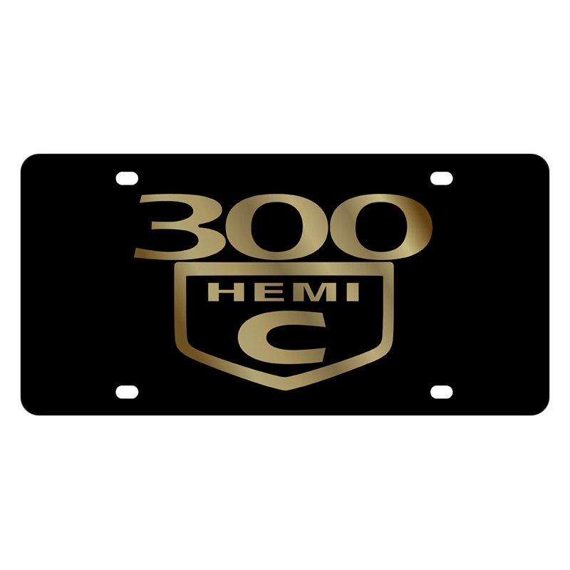 Chrysler 300 logo license plate #4