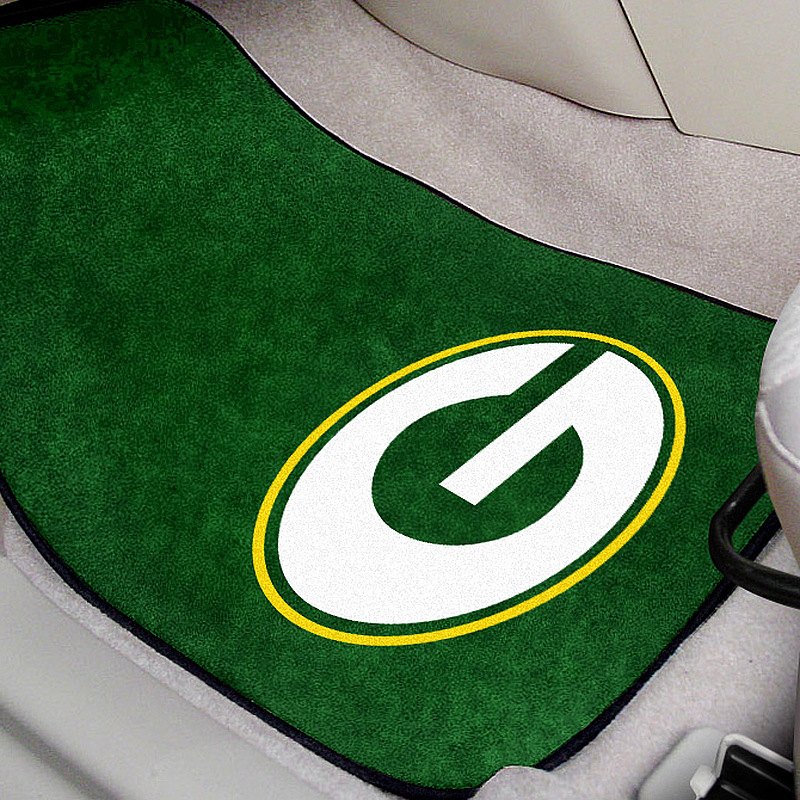 FANMATS Universal Fit Carpet Car Mats NFL Green Bay Packers 