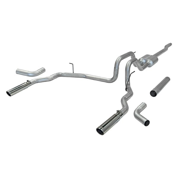 Dual exhaust system for ford f150