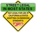 Street Legal in Most States