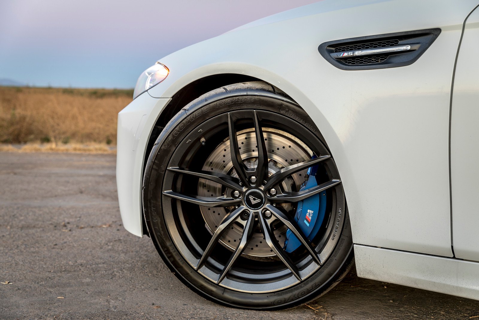 Vorsteiner Wheels on White Matte BMW 5-Series - Photo by Vorstiner