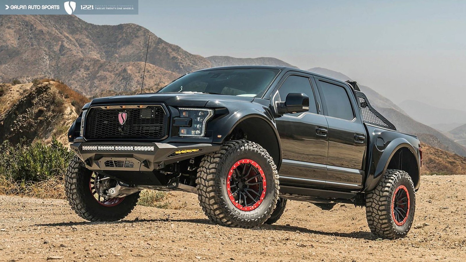 Custom Black Lifted Ford F-150 on Cooper Tires - Photo by Galpin Auto Sports