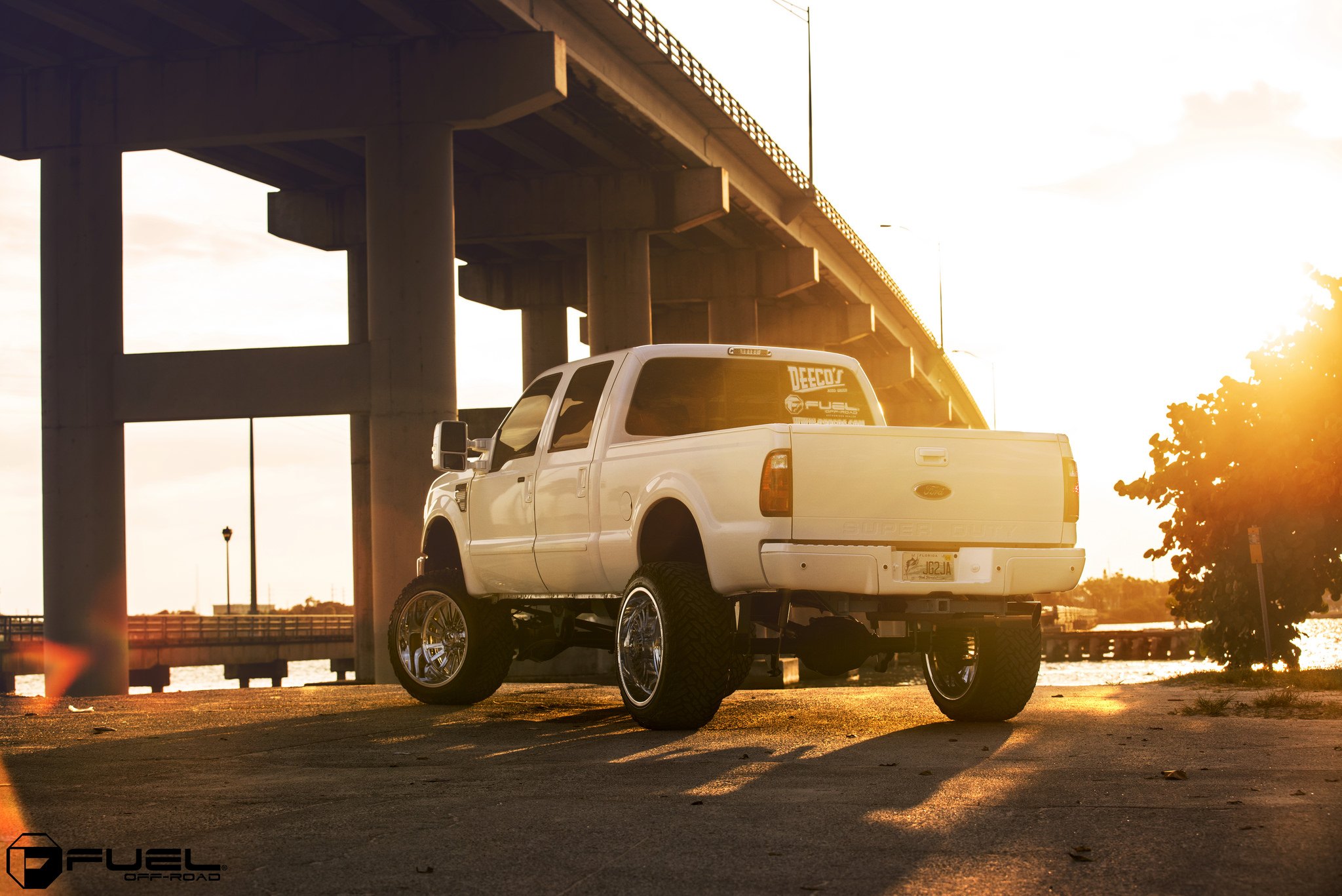 Ford F250 on Fuel Off-Road Wheels - Photo by Fuel Off-Road