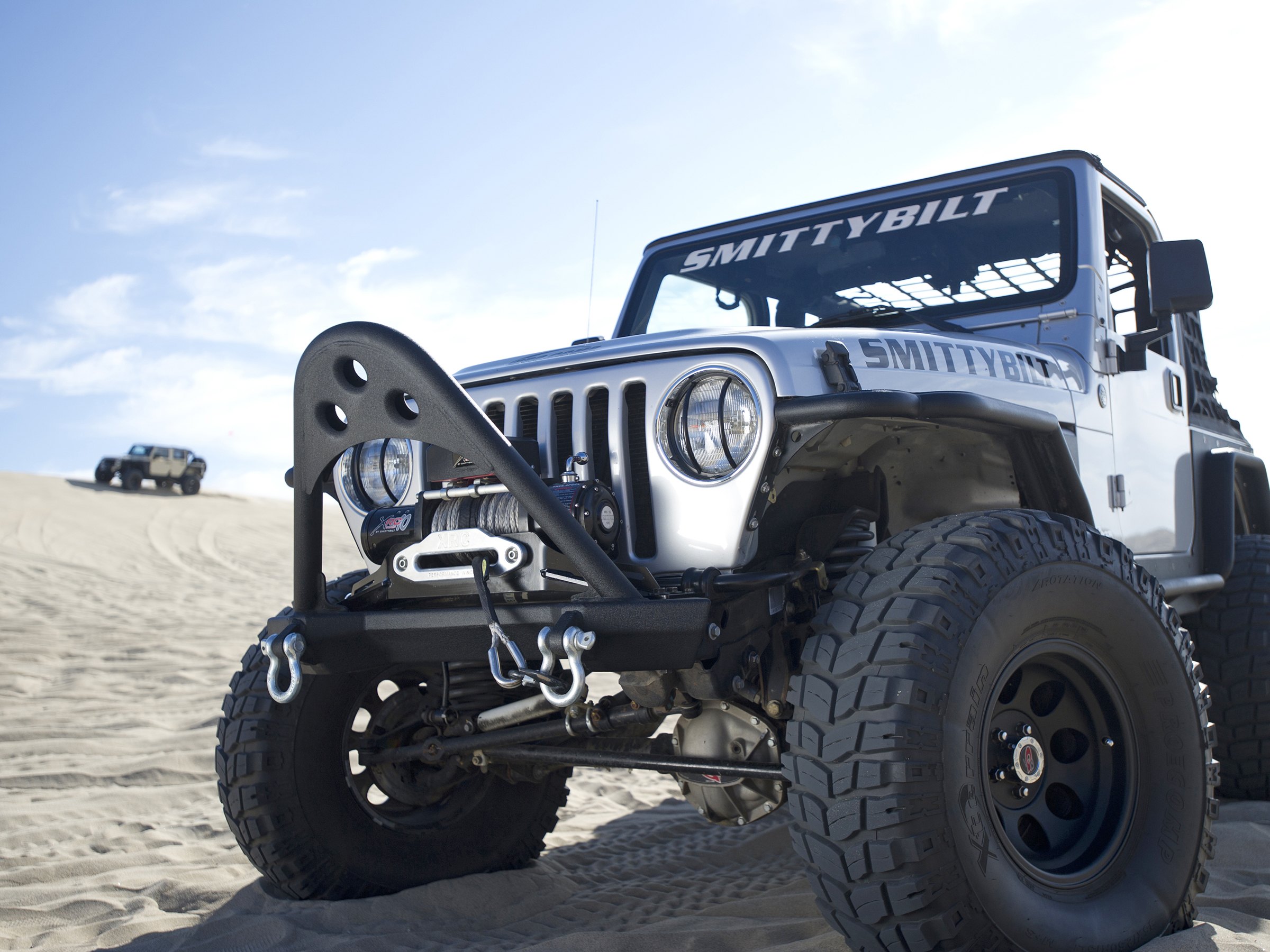 Jeep Wrangler TJ With a Stinger Bumper - Photo by Smittybilt