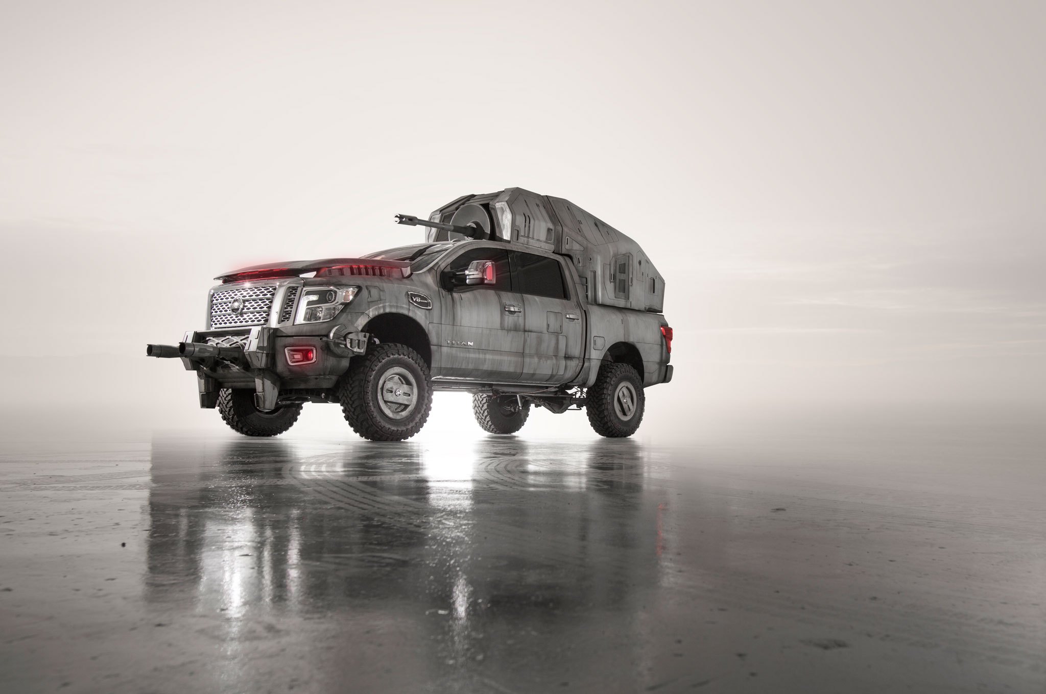 Star Wars Nissan Titan with MegaCaliber Cannon - Photo by Vehicle Effects Inc