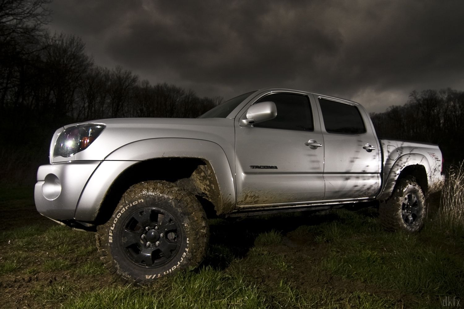 Silver Toyota Tacoma with BFGoodrich Tires - Photo by dan kinzie