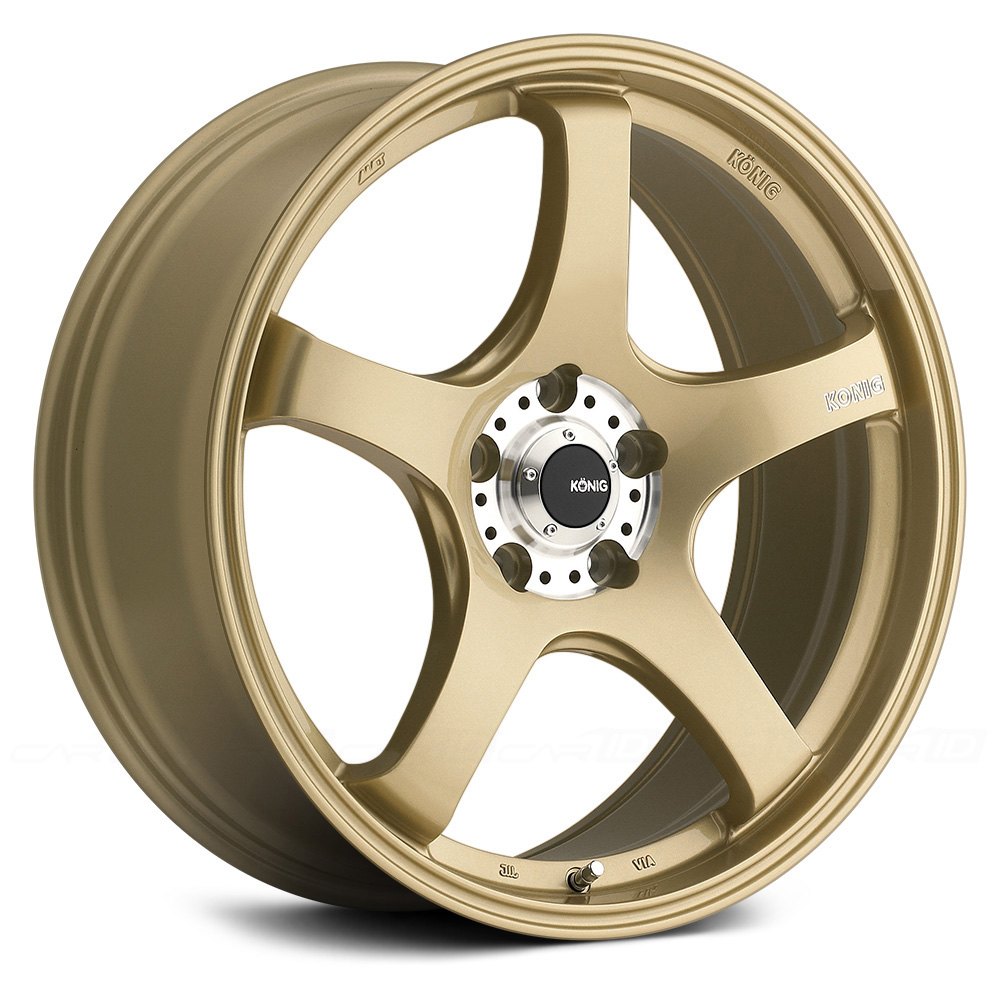 KONIG® CENTIGRAM Wheels - Gold with Machined PCD Rims