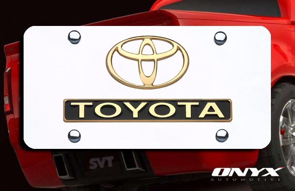 toyota license plate