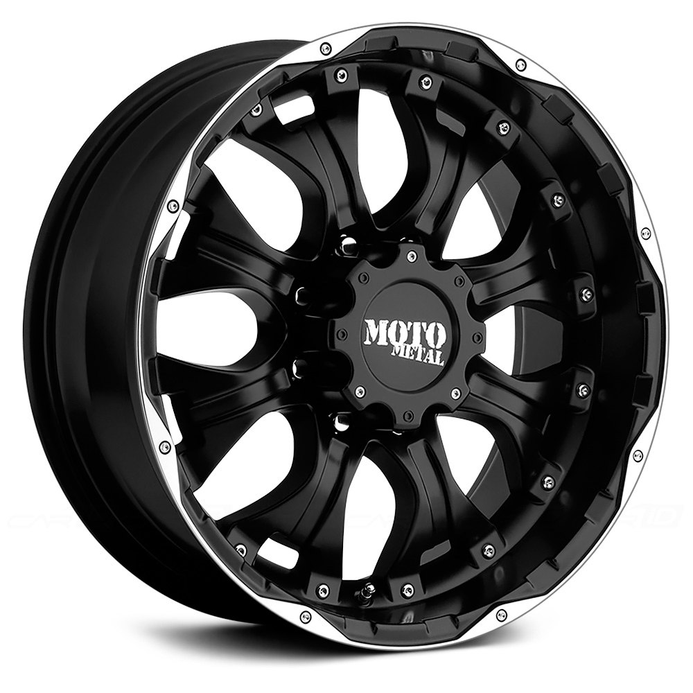 MOTO METAL® MO959 Wheels Matte Black with Machined Bezel