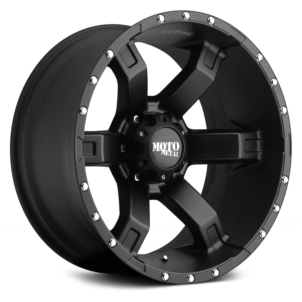 MOTO METAL® MO967 Wheels Satin Black with Clear Coat Rims