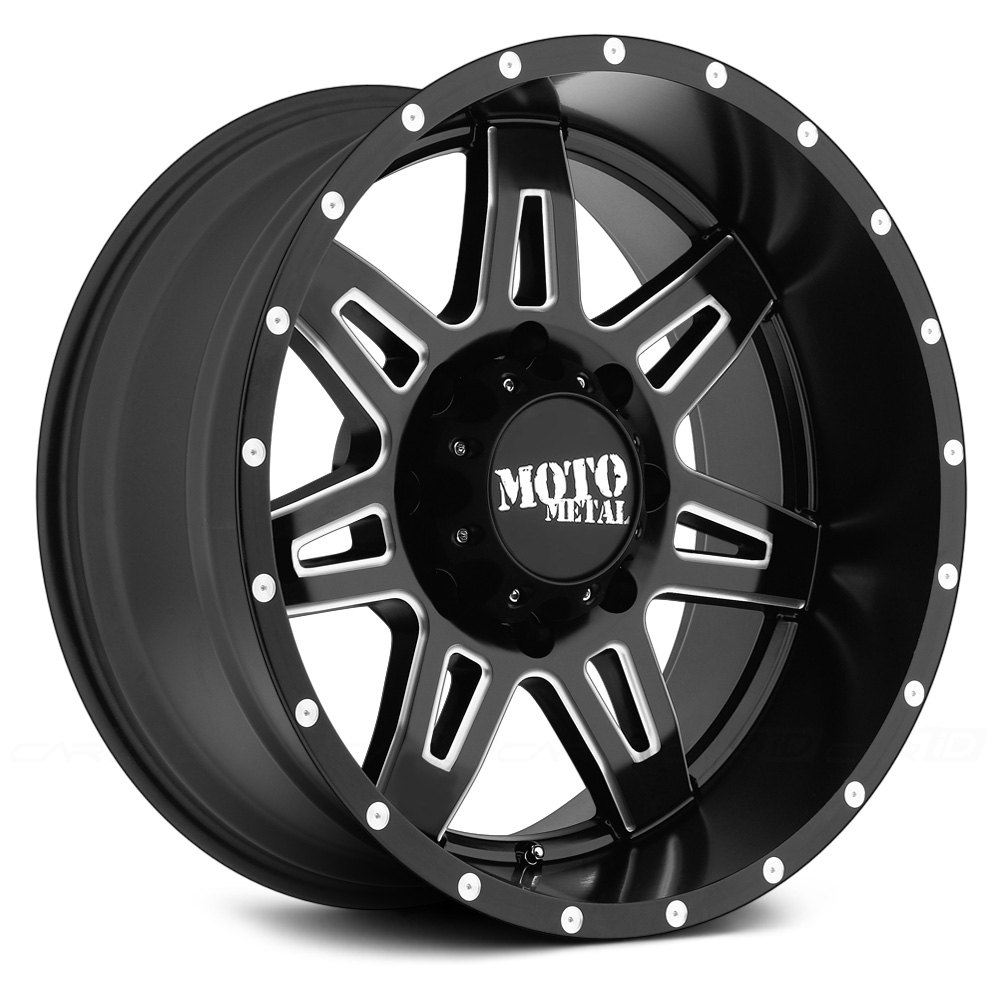 MOTO METAL® MO975 Wheels Satin Black with Milled Accents