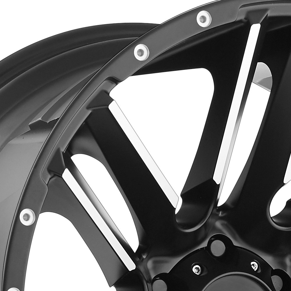 MOTO METAL® MO978 RAZOR Wheels Satin Black with Machined