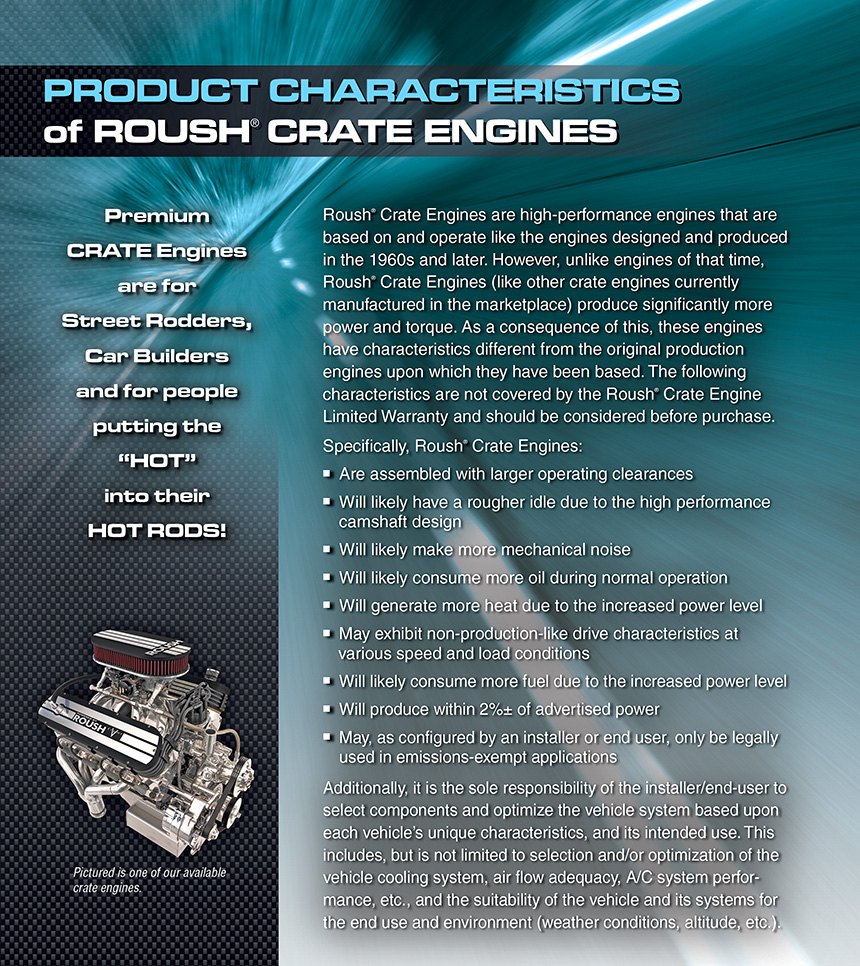 Roush Performance - Crate Engine Features