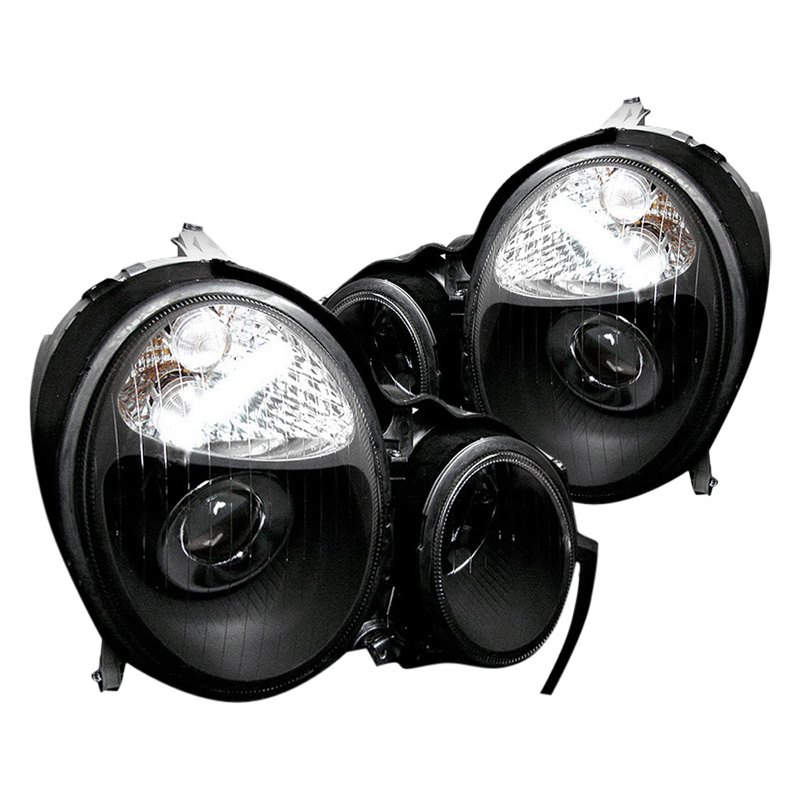 Mercedes black projector headlights #2