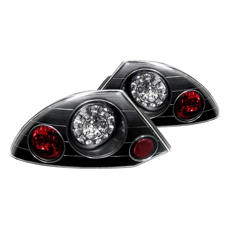 SPYDER Black LED Tail Lights 2000 Mitsubishi Eclipse
