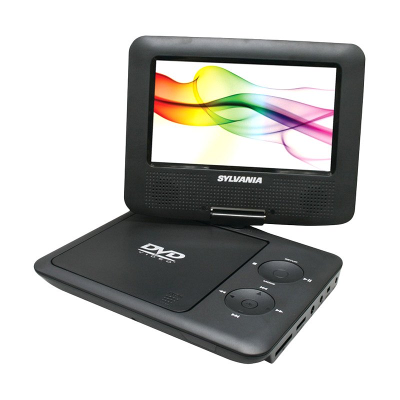 Sylvania SDVD 90Swivel Widescreen Portable DVD Player wSD