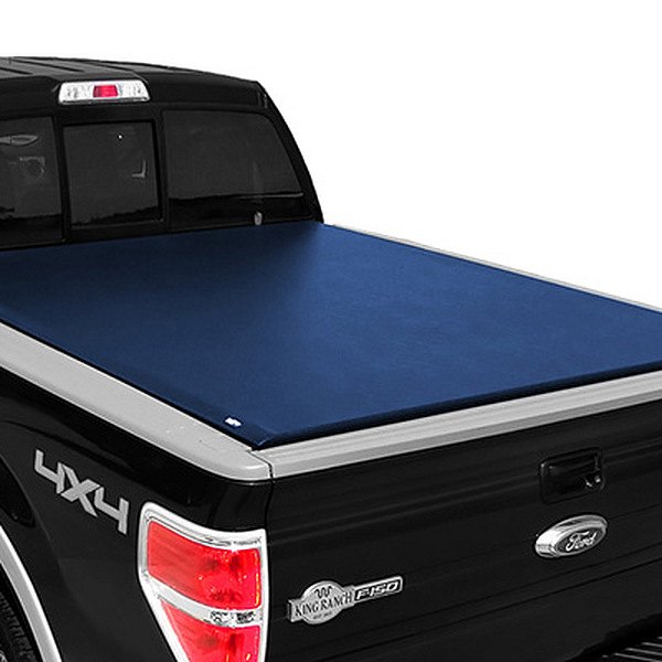 ... exact vehicle! TruXedoÂ® - Deuce Hinged Roll-Up Tonneau Cover, Closed