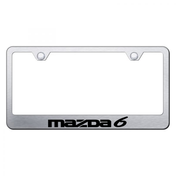 Santa Fe Stainless Steel Chrome Finished License Plate Frame W// Caps