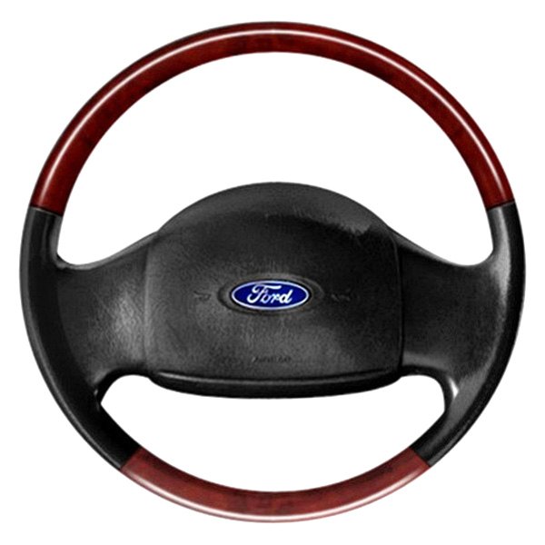 B&I® - Premium Design Steering Wheel ( Tan Leather and Factory Match (F-Series 2005-UP) Grip )