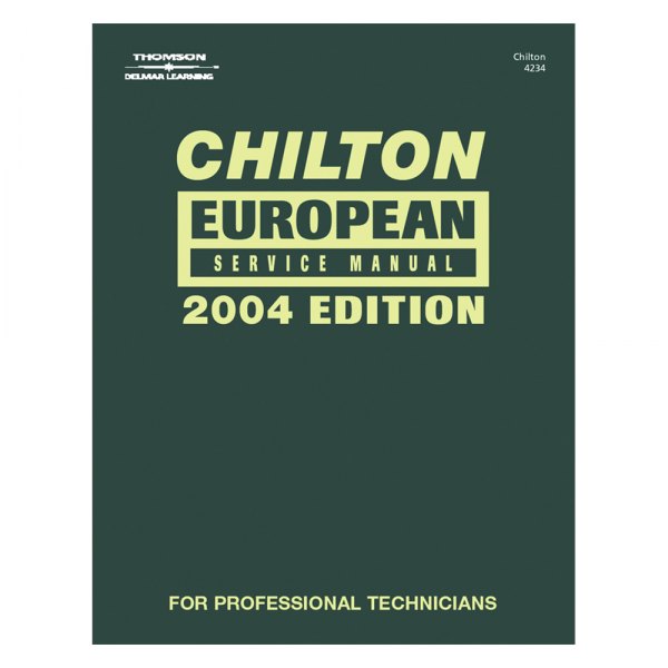 Chilton® 24234 - European Service Manual
