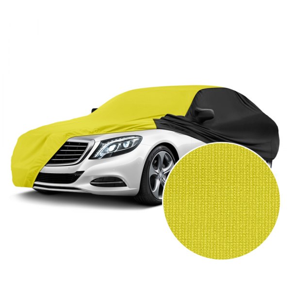 Coverking® - Satin Stretch™ Yellow with Black Sides Custom Car Cover