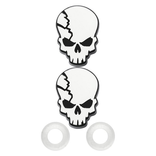 Cruiser® - Skull Style Chrome Fastener Caps