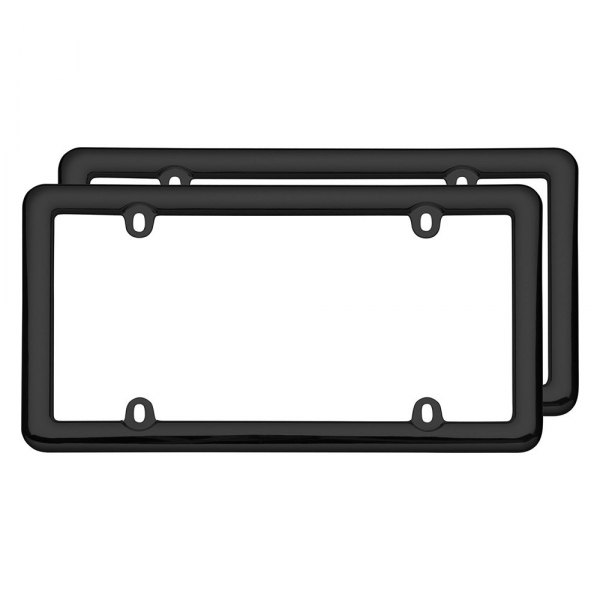 Cruiser® - Nouveau Style Black License Plate Frames